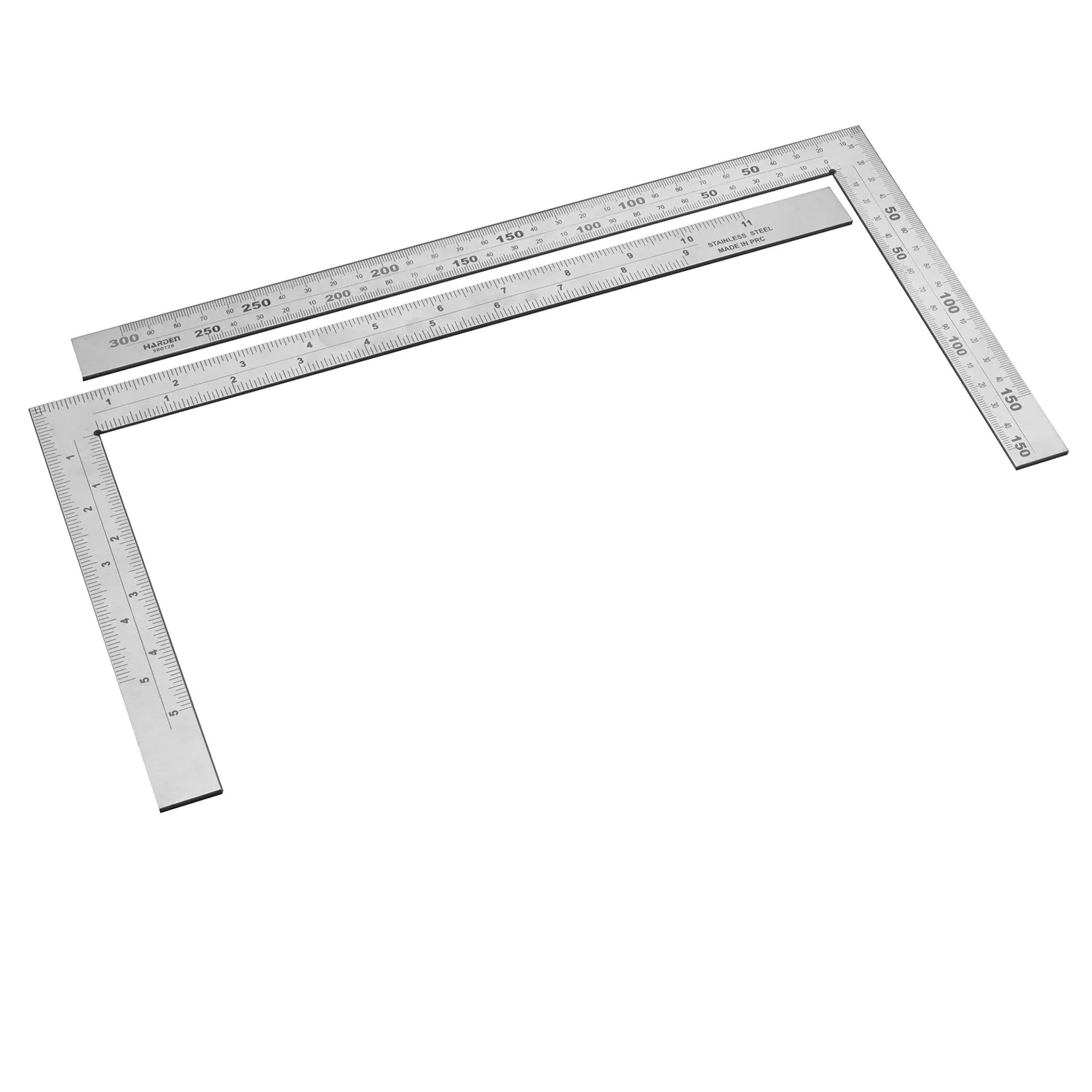 ΓΩΝΙΕΣ ΜΕΤΡΗΣΗΣ ΙΝΟΧ 150x300mm Harden
