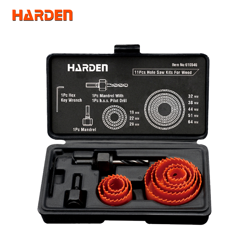 ΠΟΤΗΡΟΤΡΥΠΑΝΑ ΞΥΛΟΥ 19-64 11τεμ. Harden