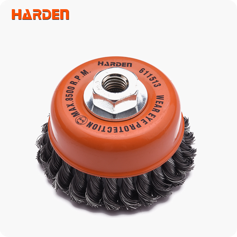 ΒΟΥΡΤΣΕΣ ΚΑΜΠΑΝΑ ΠΛΕΞΟΥΔΑ 125mm HARDEN